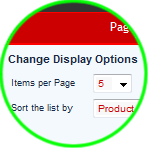 Diagram - Changing Display Options