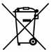 Crossed Out Wheeled Bin Symbol
